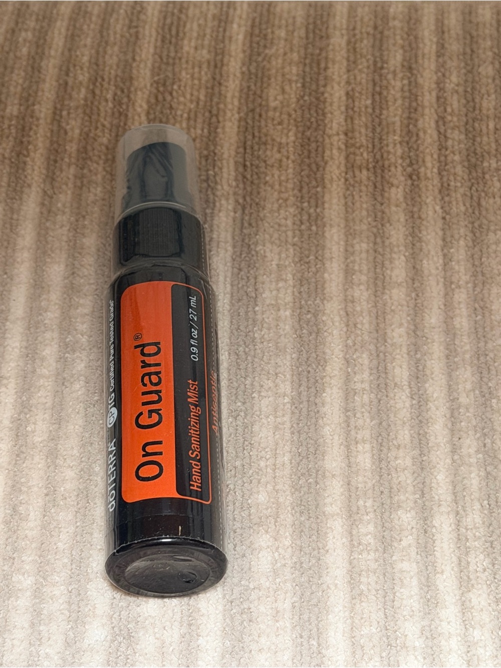 Doterra On Guard Hand Sanitizing Mist - Black & Orange